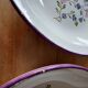 Lot 6 hollow plates Moulin des Loups
