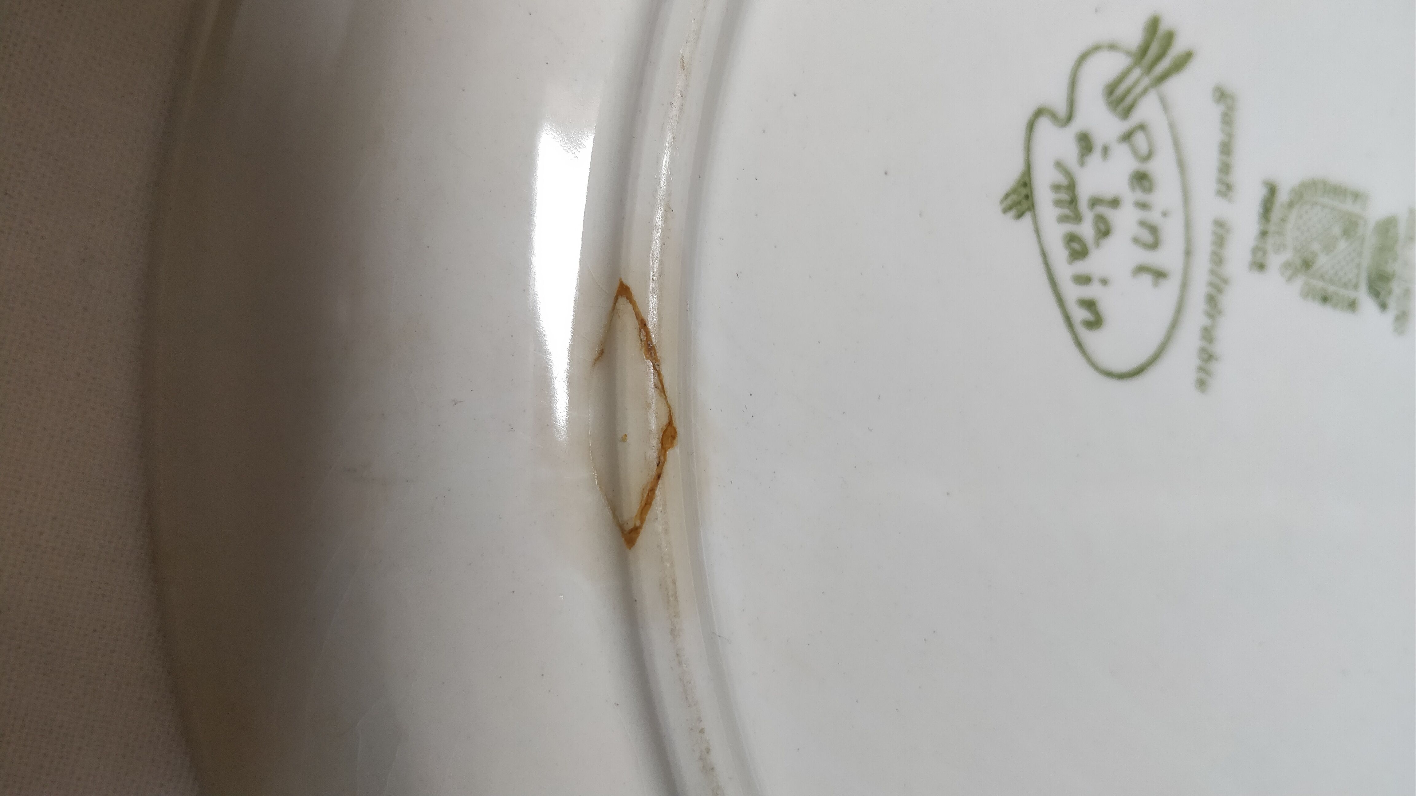 Plates Sarreguemines and Digoin hand painted