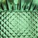 Golden vintage aperitif tray with green ramekins Arcoroc-France