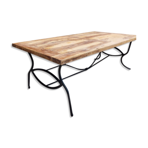 Table basse style industriel