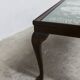 Table basse 1940 needlewoman shop london broderie sous verre