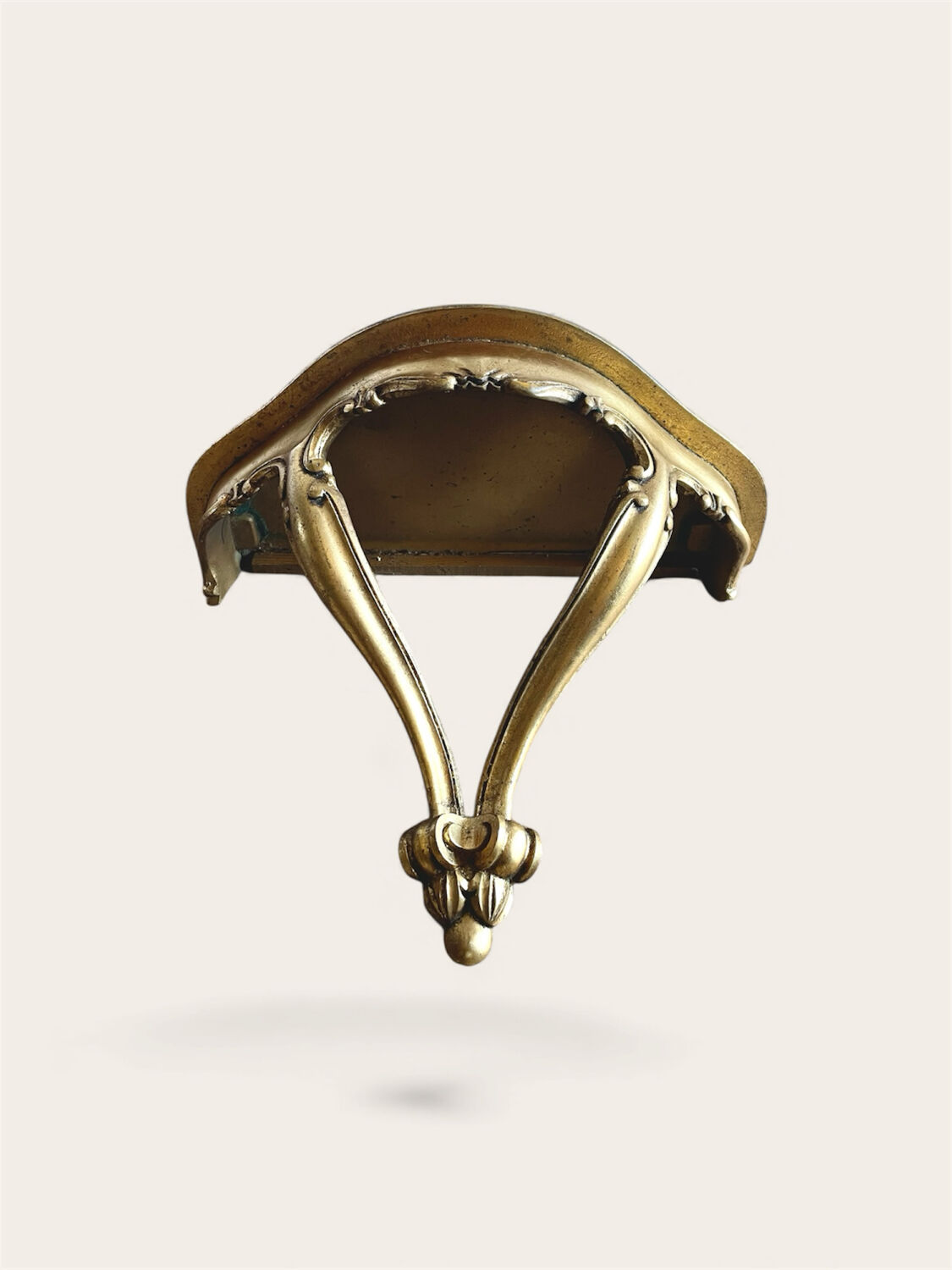 Console baroque bois doré vintage