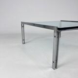 Table basse en verre M1 par Hank Kwint pour Metaform, années 1980