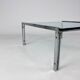 M1 glass coffee table by Hank Kwint for Metaform, 1980s