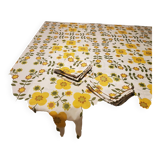 Nappe et serviettes vintage