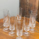 Flûtes à champagne graphique, Cristal d’Arques 