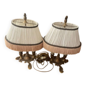 2 lampes de chevet