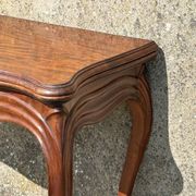 Table de jeu en bois d'acajou Napoléon III, 18ème siècle