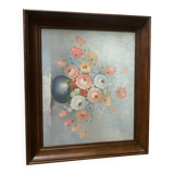 Canvas on original frame