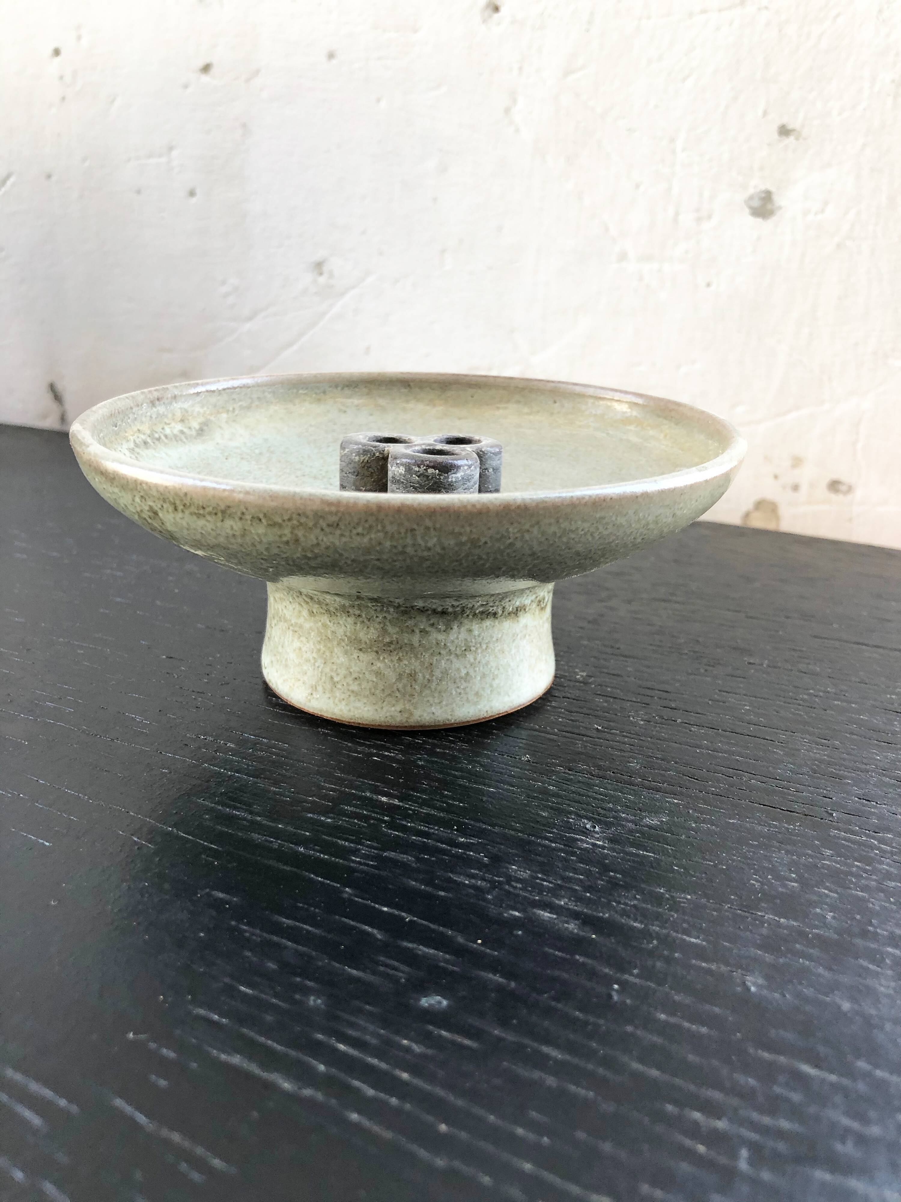 Scandinavian ceramic candlestick