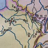 Old geographical and historical map n°63 by Briard