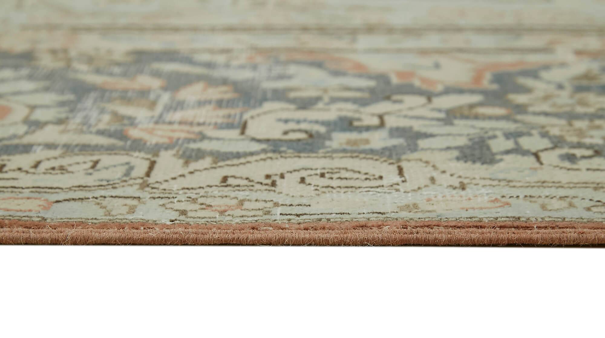 Handmade Oriental Contemporary 1980s 293 cm x 416 cm Beige Wool Carpet