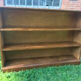 Walnut veneer shelf