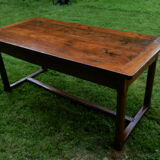 Table de ferme ancienne  fin 19e chêne massif