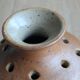 Vintage flower vase in stoneware from Puisaye – Signed Georges Robin