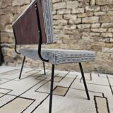 Banc vintage style knoll pied métal