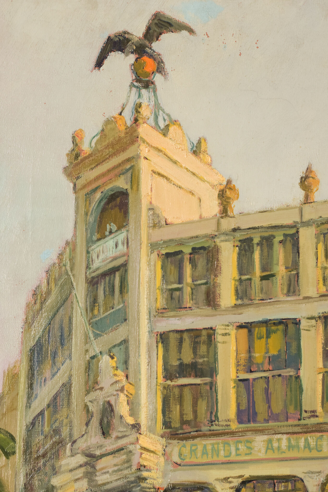 Francisco Planas Doria, Cityscape Painting, Barcelona