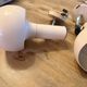 3 vintage beige wall lights