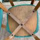 Ensemble de 4 chaises vinyle et bois