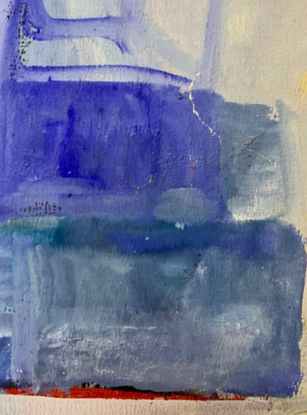 Oil on abstract paper Jean-Marie Planque