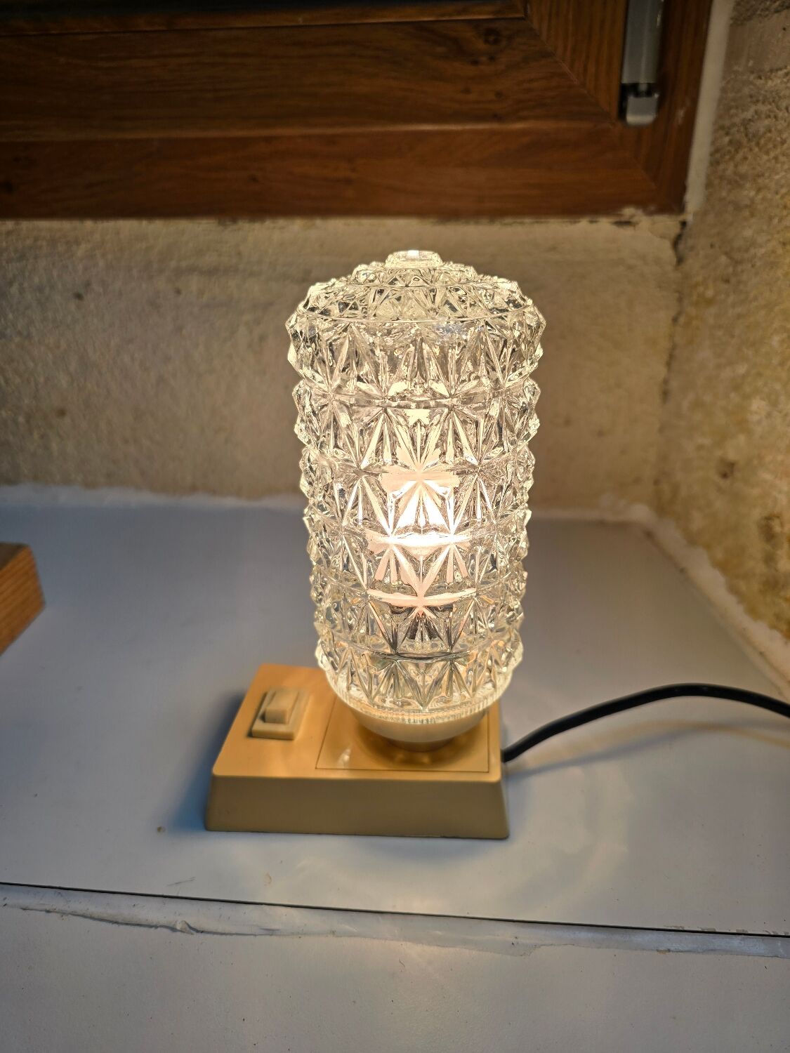 Authentic Space Age bedside lamp by Massive