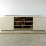 Vintage brass and lacquered sideboard, 1970