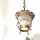 Antique Gothic ceiling lamp bronze  1920