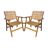 Paire de fauteuils extérieurs Sodibois