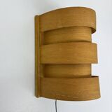 Scandinavian Modern Pine Wall Light by Hans Agne Jakobsson for Markaryd, Sw