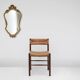 Baroque mirror in gilded wood, France 1950s
