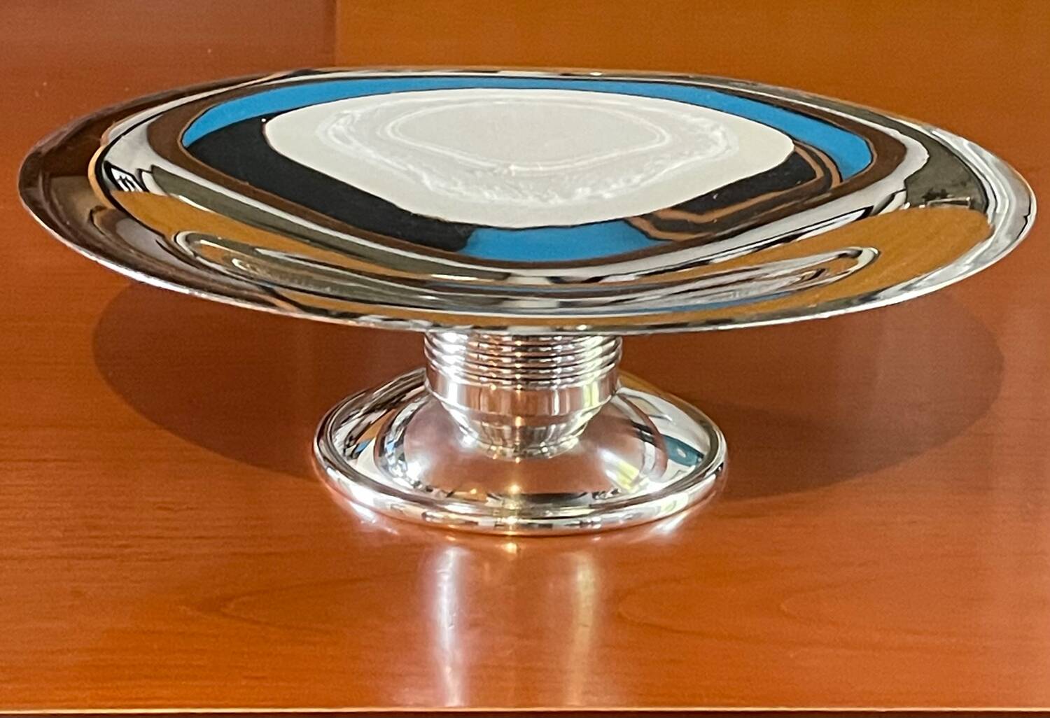 Christofle Alfenide ,coupe  d’époque art déco Luc lanel