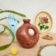 Vase , terracotta soliflore made in greece - vintage
