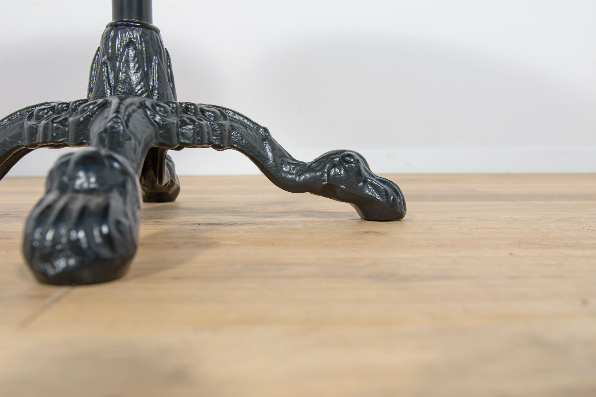 Art Nouveu Cast Iron and Wood Coffee Table