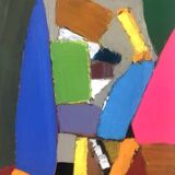 Oil painting with knife