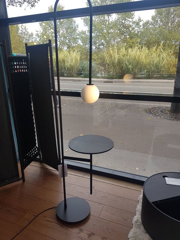 Floor lamp ''Light with a Table'' Living Divani, Design Keiji Takeuchi