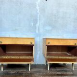 Pair of vintage bedside tables / nightstands