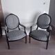 2 fauteuils style LouisXVI
