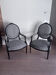 2 fauteuils style LouisXVI