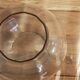 Faceted pink glass vase