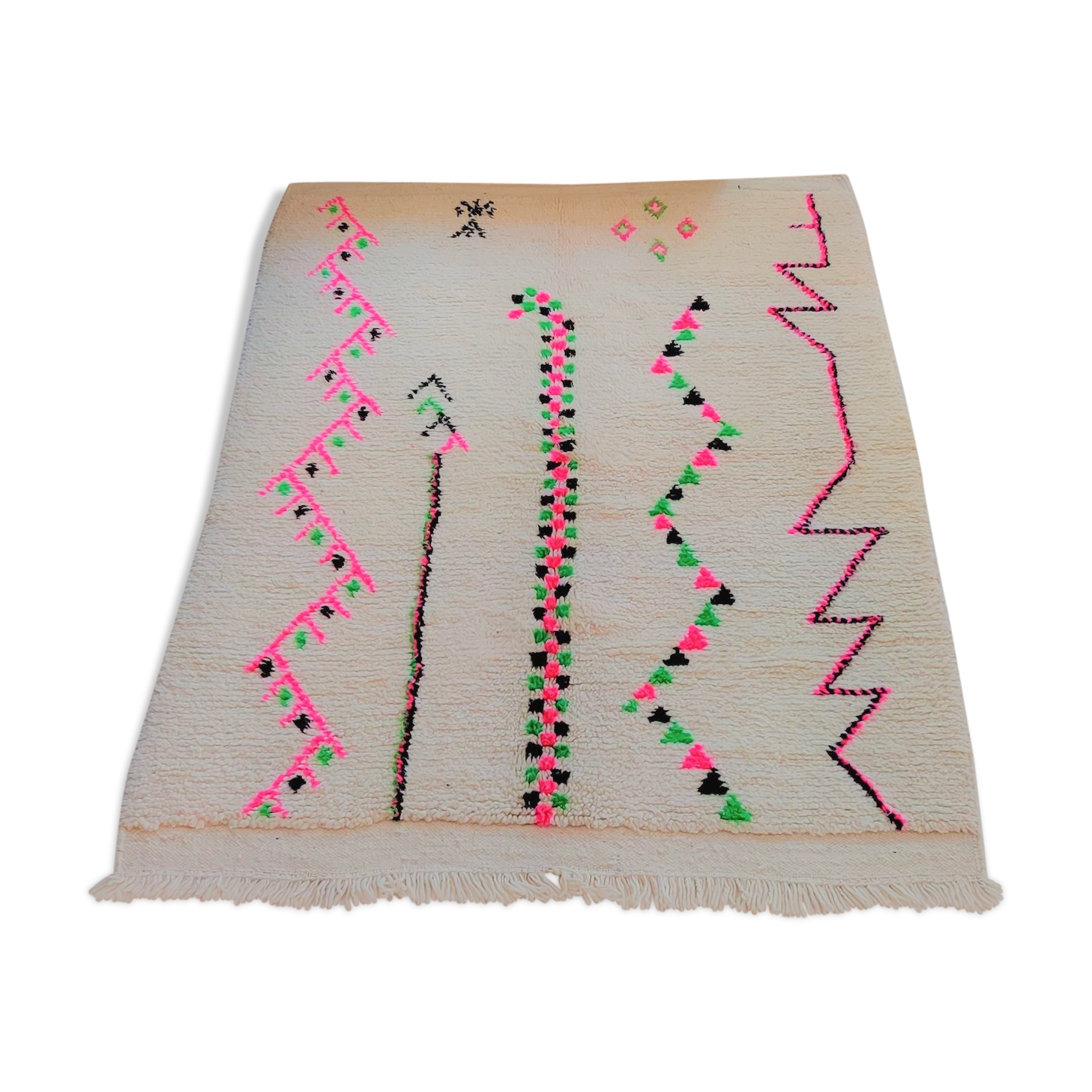 Tapis Berbère Azilal coloré 140x200 cm