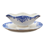 Saucière en faïence de Saint-Amand