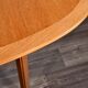Midcentury nathan oblong teak extending table