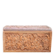 Antique Large Exotic Wood Chest Carved Africa