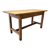 Small farmhouse table in solid oak