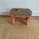 Marche pied en bois ancien
