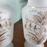 Pair of opaline vases