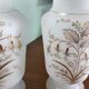 Paire vases opaline