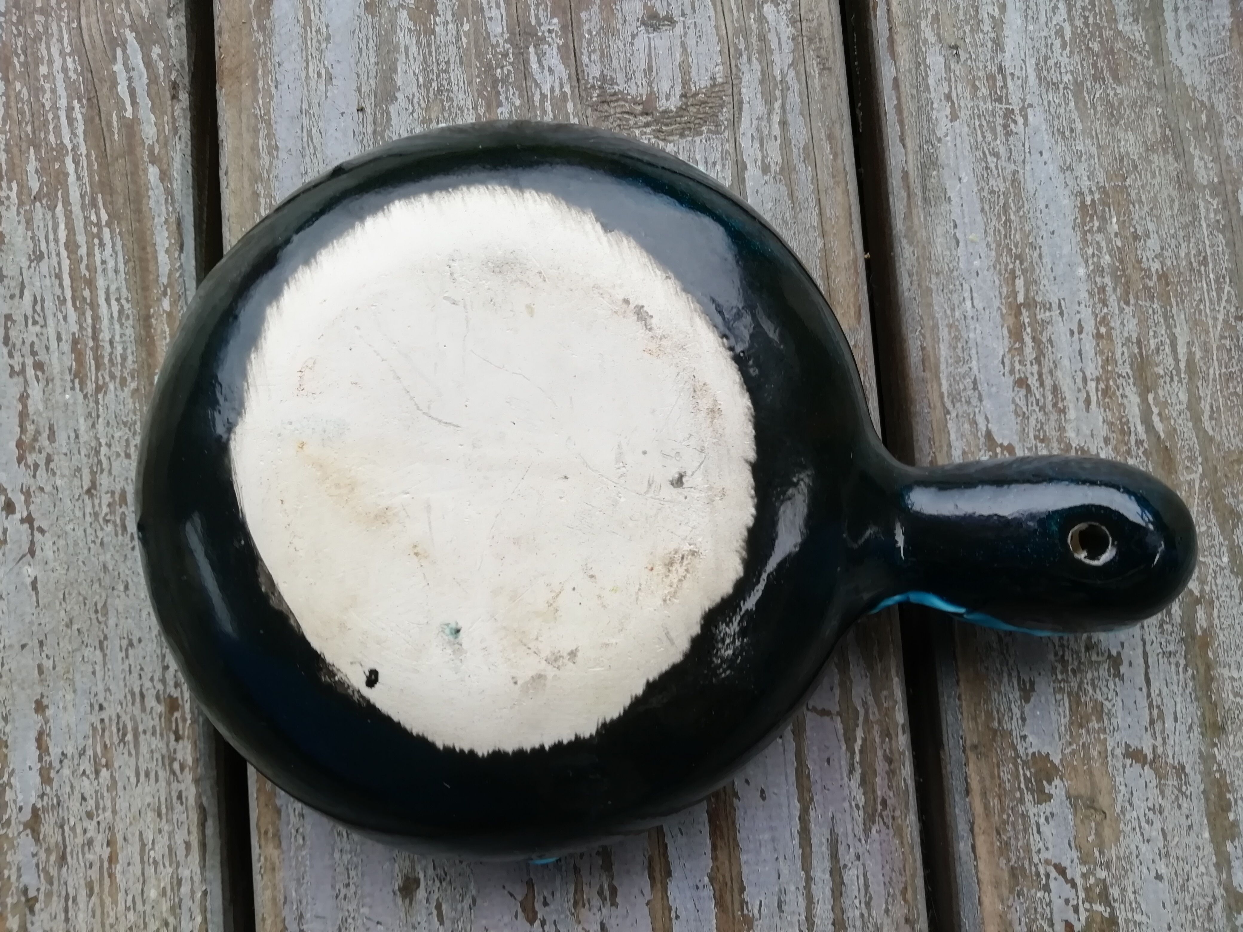 Coupelle à poignée écume de mer