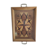 Marquetry aperitif platter