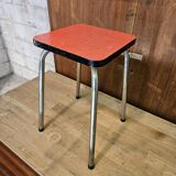 Pink formica stool 1960